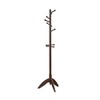 QingMoon Branch Shape Solid Wood Coat Rack, Freestanding Hall Tree with 10 Hooks for Entryway, Hallway, Living Room and Bedroom - 4 of 4