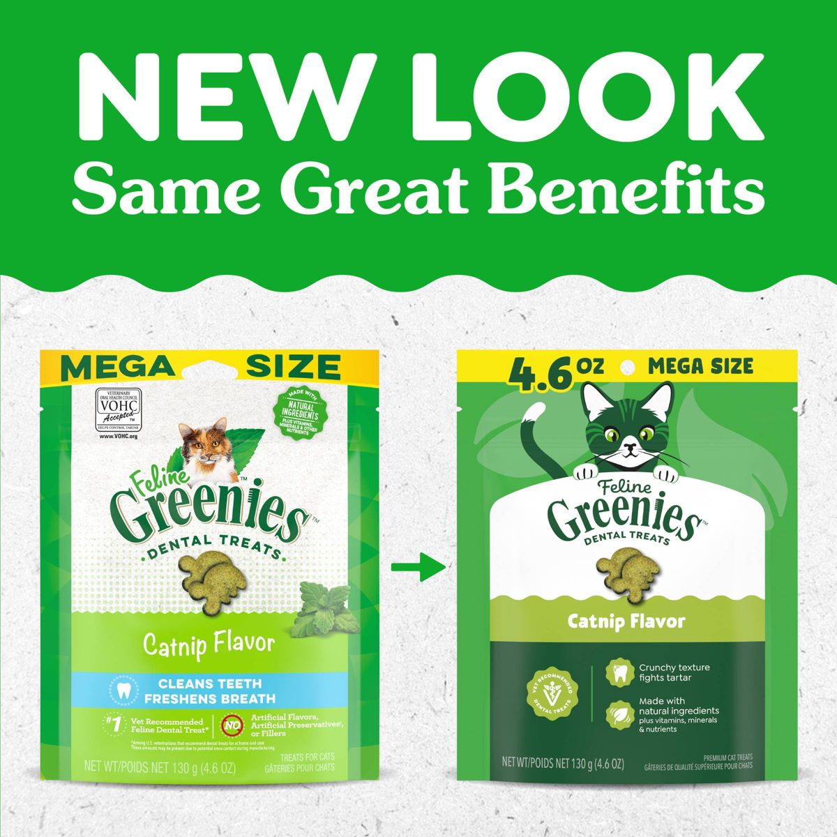 Greenies Catnip Flavor Dental Cat Treats - thumbnail 3