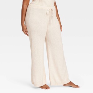 Women's Sweater Wide-Leg Pajama Pants - Auden™ - 1 of 3