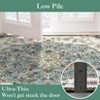 5x7 Rug Living Room Rug Washable Boho Area Rug Non Slip Low Pile Distressed Vintage Medal Floral Rugs for Bedroom Dining Room Kids Playroom - 4 of 4