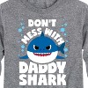 Boys' - Baby Shark - Don't Mess With Dadday Shark Long Sleeve Graphic T-Shirt - 2 of 4