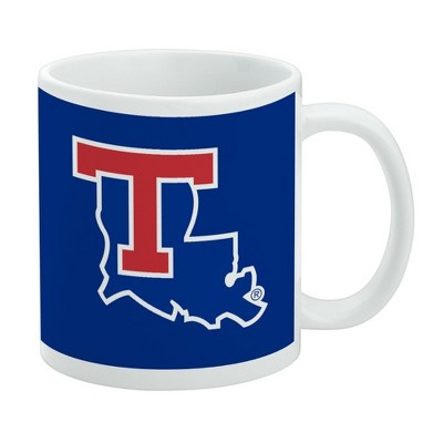 Louisiana Tech University Bulldogs Logo Ceramic Coffee Mug Novelty Gift Mugs for Coffee Tea and Hot Drinks 11oz White