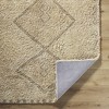 Hauteloom Yurem Wool Living Room, Bedroom Area Rug - Bohemian, Transitional - High Pile - 4 of 4