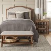 Shelburne Wood Nightstand with Open Shelves Brown - Threshold™ - image 2 of 4