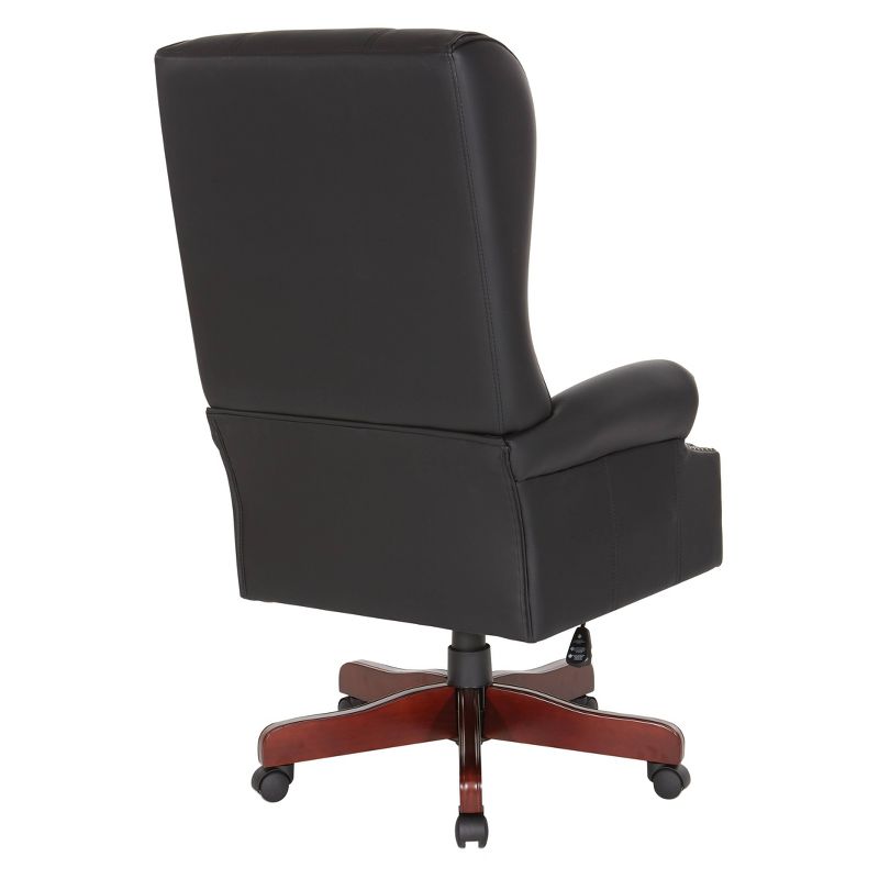 Traditional Executive High Back Chair Black - OSP Home Furnishings, 3 of 7