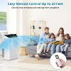 14K BTU 3-in-1 Portable AC - Cools 750SqFt, Remote, 24H Timer & Window Kit for Home/Office/Dorm - 3 of 4