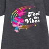 - Trolls - Feel The Vibes Poppy Graphic Short Sleeve Fleece Dress - 2 of 3