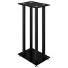 Aghana Digitals 2-Pack Black Speaker Stands with Tempered Glass & 4-Pillar Design, 220.5lb Capacity - 4 of 4