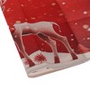 Unique Bargains Christmas Place Mats Animal Flax Red Pink 11.8"x17.7" 2 Pcs - 4 of 4