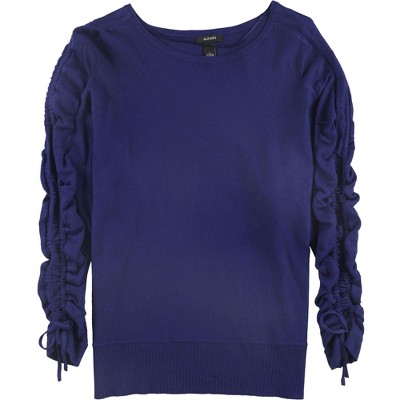 Alfani Womens Cinched Pullover Sweater