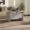 vidaXL Coffee Table Concrete Gray 31.5"x19.7"x16.7" Engineered Wood - 2 of 4