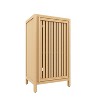 NicBex Bamboo Bathroom Storage Cabinet with Doors,Freestanding Cabinet with Shelves,Bathroom Floor Cabinet for Living Room,Kitchen,Entryway,Natural - 2 of 4