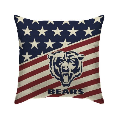  NFL Chicago Bears Americana Decorative Throw Pillow 