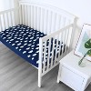 Biloban- 4 Pack Baby Crib Sheets, Crib Sheets Baby, Crib Sheets Baby Boy, Ultra Soft Microfiber 52'' x 28'' - 2 of 4