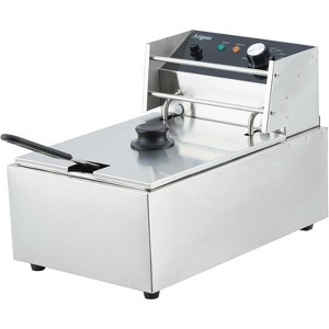 Acekool 6L Electric Deep Fryer with Basket, 1800W Countertop, Adjustable Temp, Stainless Steel, for Home and Restaurant Use - 1 of 4