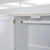 Racxily Wood Full Size Loft Bed with Built-in Wardrobe, Desk, Storage Shelves and Drawers - 3 of 4