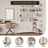 Corner Bookshelf, 6 Tier L-Shaped Industrial Bookcase with Cabinet, Vintage Farmhouse Corner Shelf - 4 of 4
