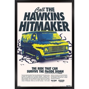 Trends International Netflix Stranger Things: Season 5 (2025) - WSQK Van Framed Wall Poster Prints - 1 of 4