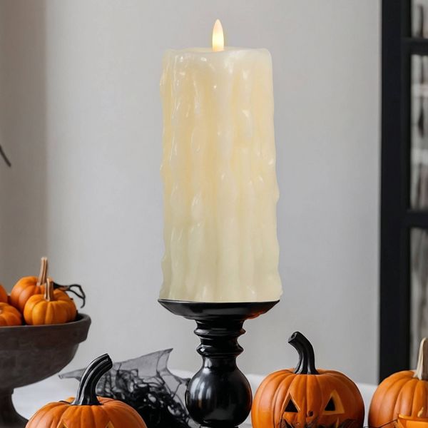 LED Dripping Candle