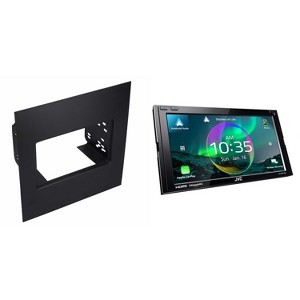 JVC KW-M875BW Digital Multimedia Receiver (Does Not Play CDs) with Metra 95-9999 Universal Double DIN Kit - 1 of 4
