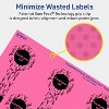 Avery Bright Pink Paper Labels, 1.5" x 4" Lollipop - 4 of 4