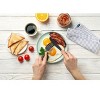 J&V TEXTILES 40-Piece Stainless Steel Flatware Silverware Set for 8 - 2 of 4