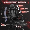LACOO 2024 Ergonomic Gaming Chair with Massage ang Footrest - 3 of 4