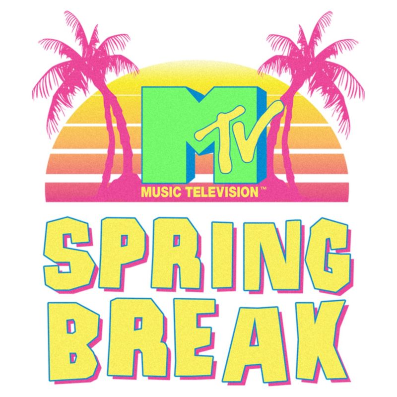Junior's Women MTV Retro Spring Break T-Shirt, 2 of 5