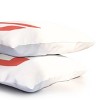 Deny Designs Standard April Lane Art Block Red Monogram G Microfiber Printed Pillow Sham - 3 of 3