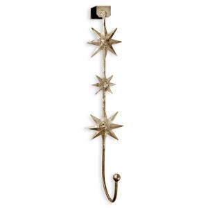 tag Starry Champagne Wreath Hanger Iron Holder for Christmas Wreaths 2.75 in l x 4.75 in w x 13.5 in h - 1 of 1