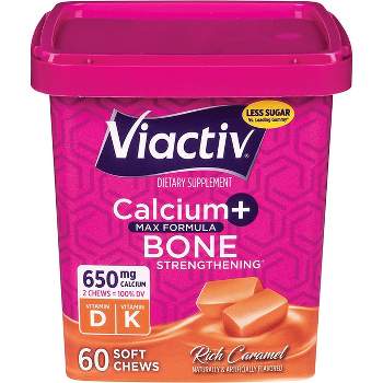 Viactiv Calcium+ Max Formula - Rich Caramel 60 Chews