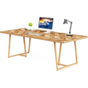 Tribesigns 70.87" Executive Desk, Modern Computer Desk Workstation - 1 of 4
