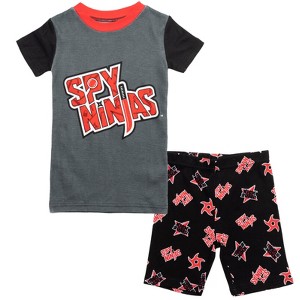 Spy Ninjas Pajama Shirt and Shorts Sleep Set Little Kid to Big Kid - 1 of 4