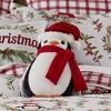 Pine & Plaid Shaped Pinguin Pillow 9.5x13.5 - Levtex Home - 2 of 3
