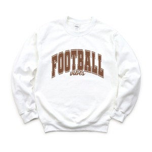 Simply Sage Market Varsity Football Vibes Sweatshirt - 1 of 4