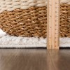 Hauteloom Riad Black Striped White Rug with Tassels - 3 of 4