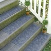 WaterHog 8.5"x30" Set of 4 Boxwood Indoor/Outdoor Stair Treads Door Mats - 2 of 4