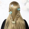 Unique Bargains Long Tassel Faux Pearl Hair Chain 2Pcs - 2 of 4