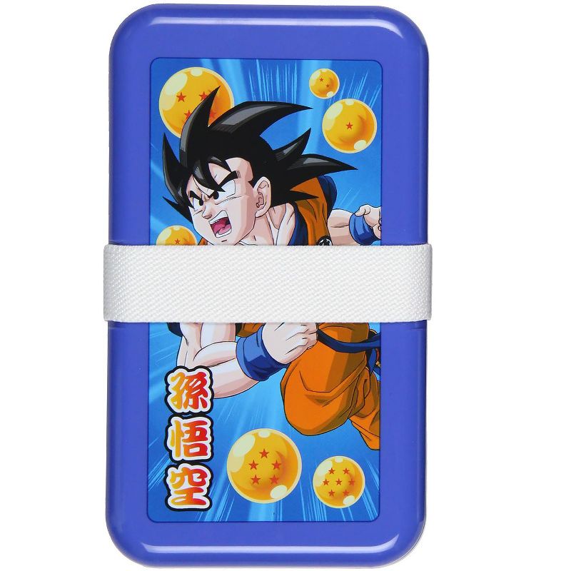 Dragon Ball Z Orange and Blue Goku Single Portion Compartment Bento Lunch Box Multicoloured, 5 of 6