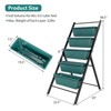 Tangkula 5-Tier Vertical Herb Garden Planter Box Outdoor Elevated Raised Bed Brown/Green - 3 of 4