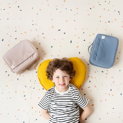 Taupe Insulated Recycled Fabric Kids Lunch Bag