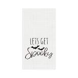 C&F Home Lets Get Spooky Halloween Embroidered Cotton Waffle Weave Kitchen Towel