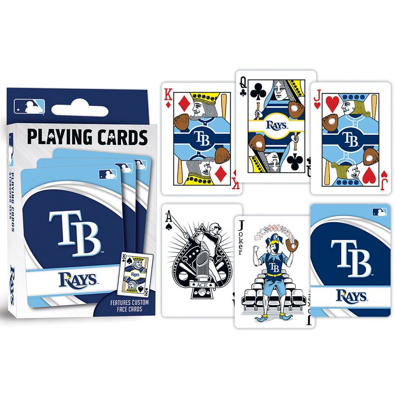 MasterPieces Officially Licensed MLB Tampa Bay Rays Playing Cards - 54 Card Deck for Adults, 4 of 6