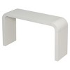 55" Modern Rectangular MDF Entryway Console Table,Console Table With Acacia Wood Vneer,Wooden Small Space Console Table-Cuddlewood - 3 of 4