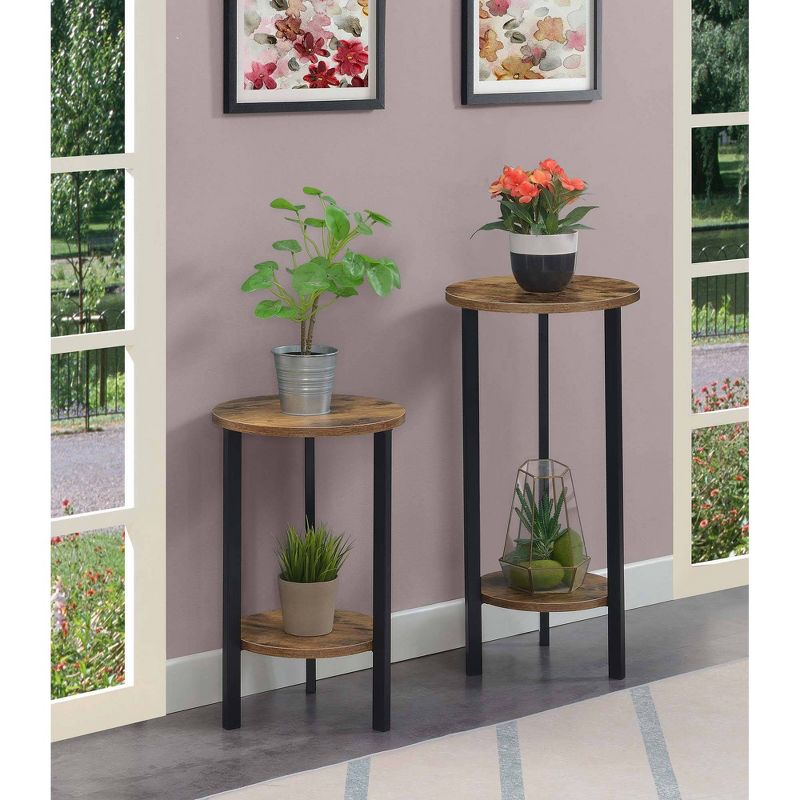  23.75" Graystone 2 Tier Plant Stand - Breighton Home, 4 of 6
