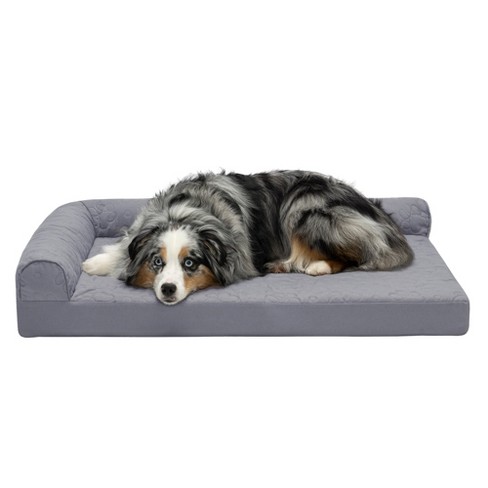 FurHaven Plush Crate Ortho Extra Small Pet Mat - Gray