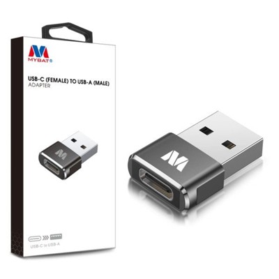 MyBat USB-C Female to USB-A Male Adapter - Black