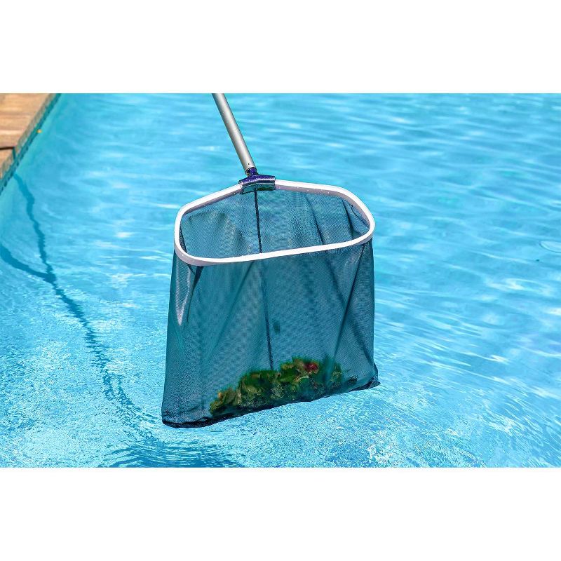 Poolmaster Commercial Collection Swimming Pool Leaf Rake with Mesh Net, 4 of 9