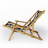 Heather Dutton Urban Jungle White Sling Chair - Deny Designs: UV & Water-Resistant, Hardwood Frame, No Assembly Required - image 2 of 3