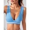 Seamless Cross-Border New Sports Bra Comfortable Sexy Leaky Back Moisture-Wicking Fitness Vest for Running Push-Up Yoga Fitness - 3 of 4